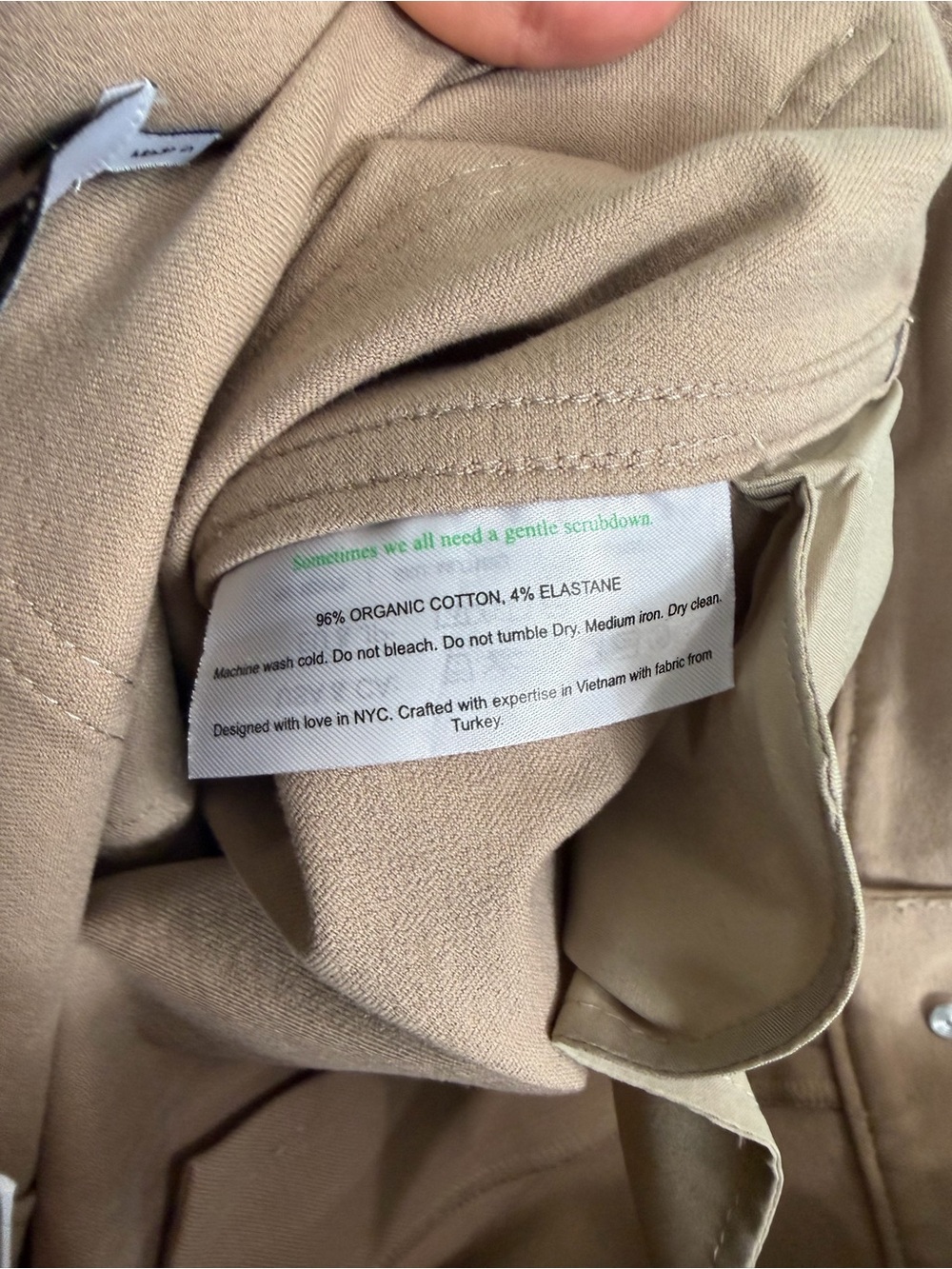 M.M. Lafleur The Milo Wide-
Leg Jean Eco Better Than Denim Tan Women Size 8 - Picture 12 of 12